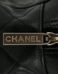 Chanel Caviar Skin Logo Matlasse Mini Bowling Bag 6 Series 