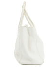 Chanel Caviar Skin White Executive 2-Way Tote Bag -