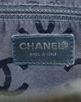 Chanel Wild Stitch CC Coco Mark Black Quilted Hand Bag  