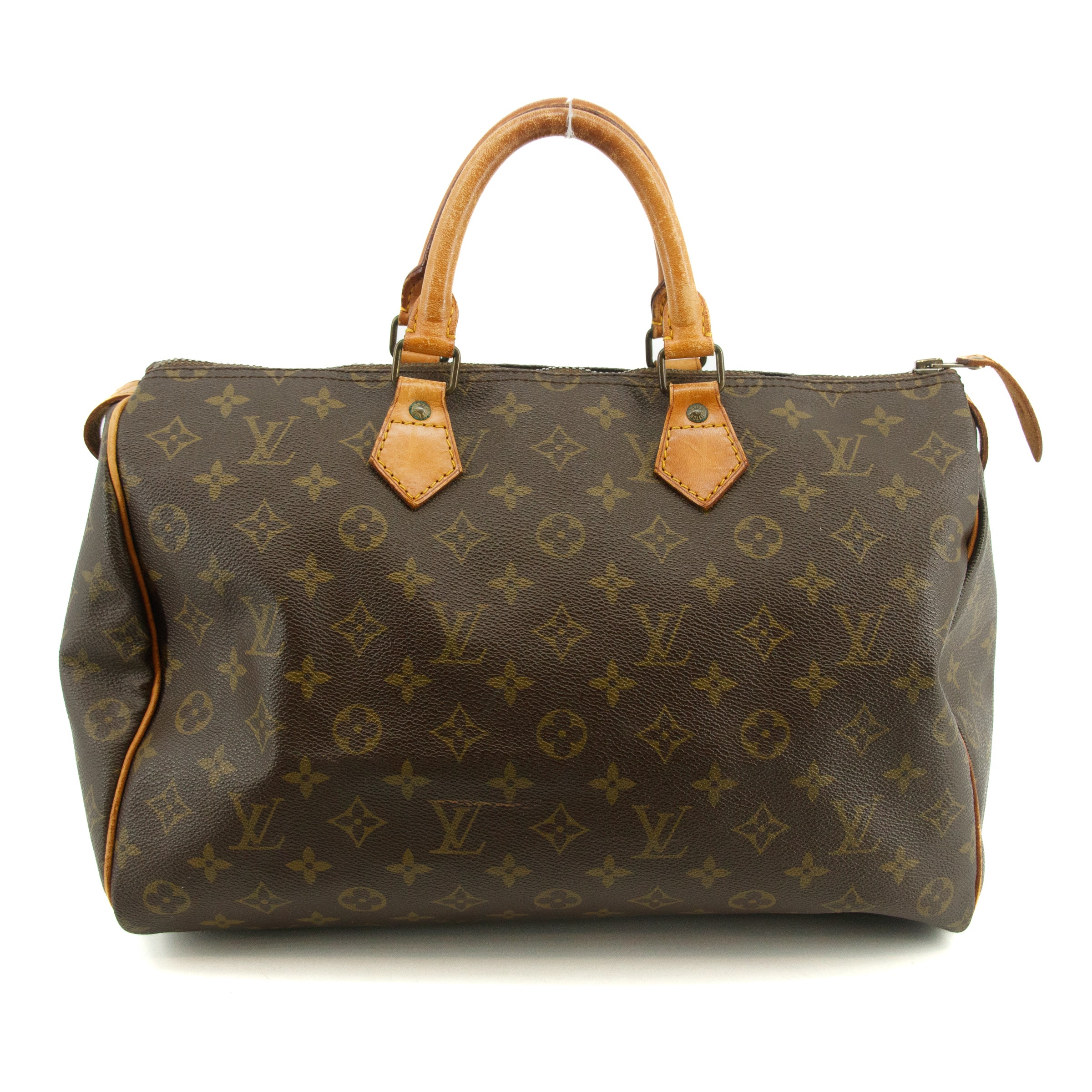 Louis Vuitton Monogram Canvas Speedy 35 Handbag 