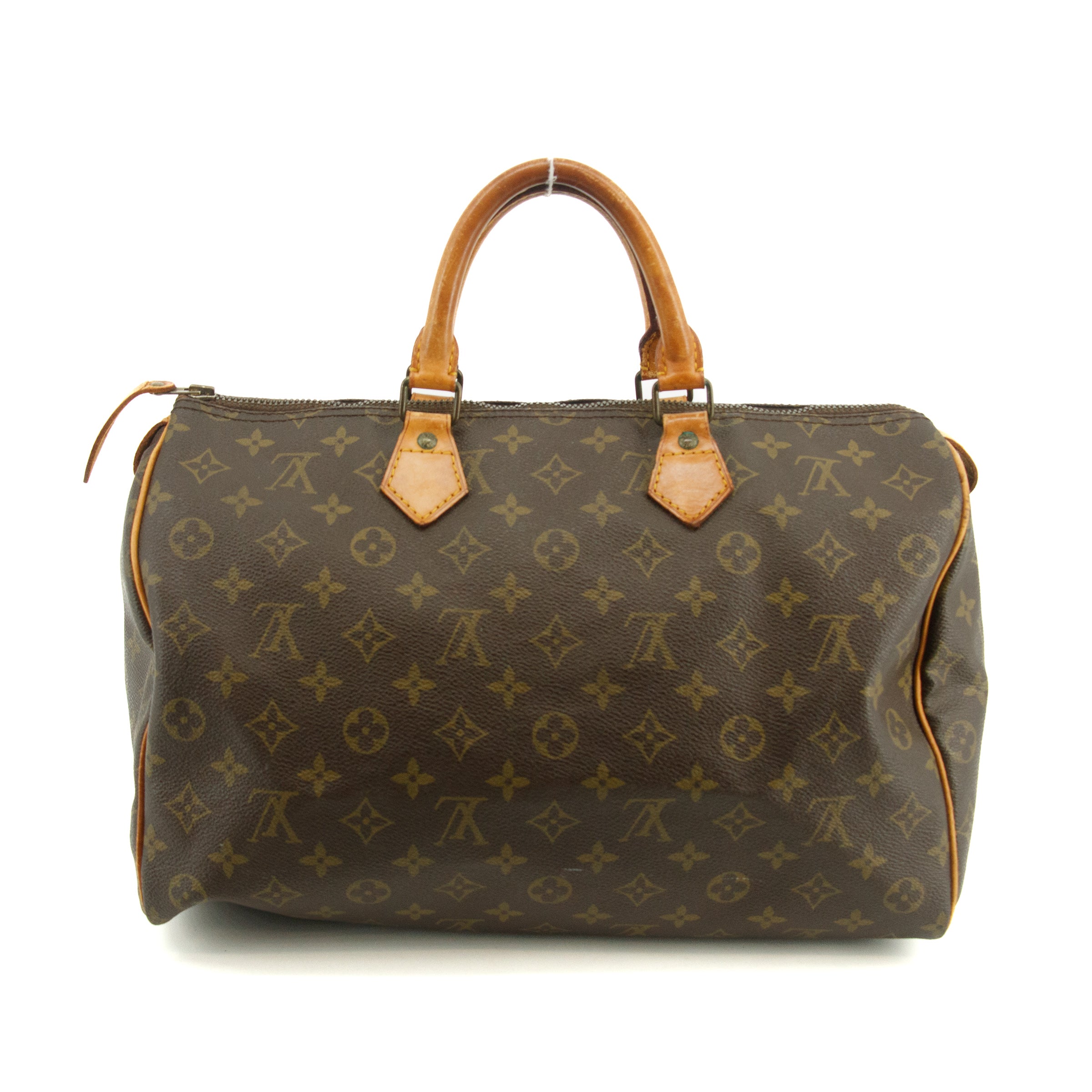 Louis Vuitton Monogram Canvas Speedy 35 Handbag 