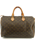 Louis Vuitton Monogram Canvas Speedy 35 Handbag 