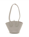 Bottega Veneta Small Basket Shoulder Bag White