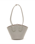 Bottega Veneta Small Basket Shoulder Bag White