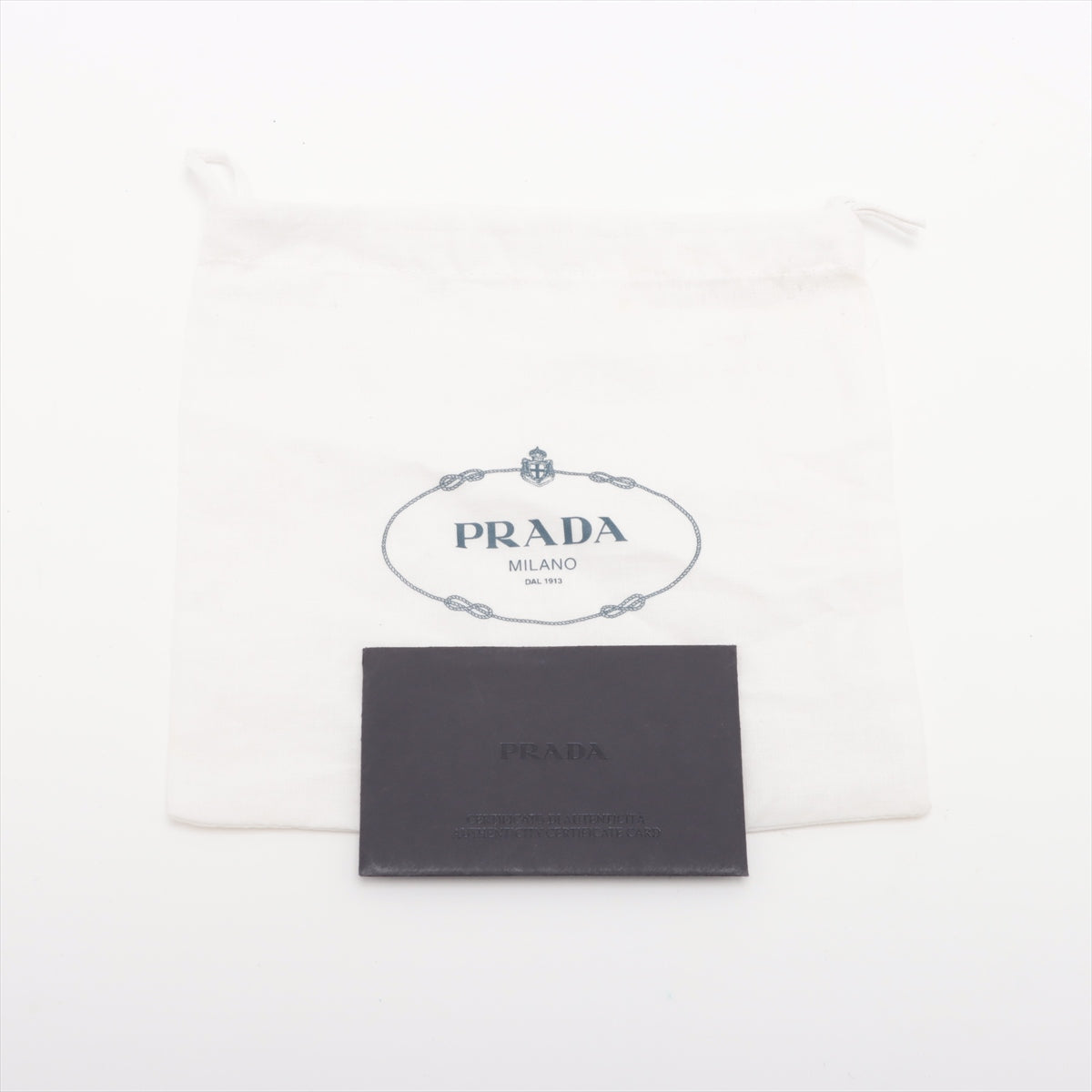 Prada Saffiano Lux Chain Wallet Beige 1BP005 