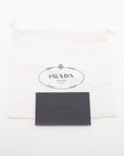 Prada Saffiano Lux Chain Wallet Beige 1BP005 