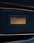 Fendi Mini Peek-a-boo Leather 2 Way Handbag Blue 8BN244 -