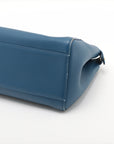 Fendi Mini Peek-a-boo Leather 2 Way Handbag Blue 8BN244 -