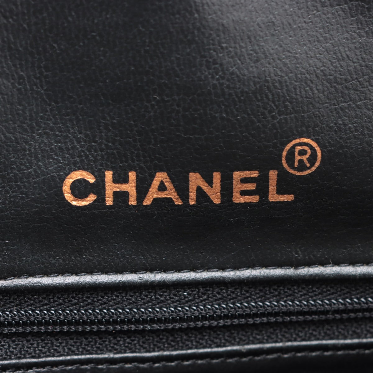 Chanel Logo Matelasse Black Quilted Calfskin Bowler Boston Bag 