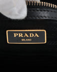 Prada Tessuto Nylon 2 Way Tote Bag Black