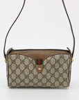 Gucci Brown Canvas GG Supreme Sherry Shoulder Bag