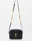 YSL Black Leather Lou Camera Bag