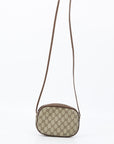 Gucci Brown Coated Canvas/Leather Supreme Ophidia Crossbody