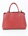 Louis Vuitton Red Montaigne Monogram Empreinte Crossbody Bag