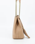 Gucci Camel Soho Pebbled Leather Chain Bag