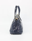 Gucci Navy Soho Patent Leather Bag