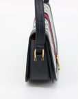 Gucci Navy Coated Canvas/Leather Supreme Shoulder Bag 