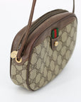 Gucci Brown Coated Canvas/Leather Supreme Ophidia Crossbody