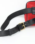 Gucci Ophidia Red Suede Belt Bag