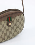 Gucci Brown Coated Canvas/Leather Supreme Ophidia Crossbody