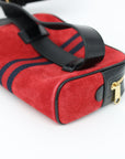 Gucci Ophidia Red Suede Belt Bag