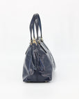 Gucci Navy Soho Patent Leather Bag