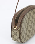 Gucci Brown Coated Canvas/Leather Supreme Ophidia Crossbody