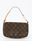 Louis Vuitton Monogram Brown Canvas Pochette Accessoires  