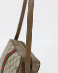 Gucci Brown Canvas Coated Supreme Ophidia Crossbody