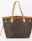 Louis Vuitton Monogram Canvas Neverfull MM w/ Red Interior