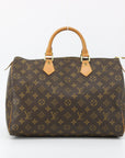 Louis Vuitton Monogram Canvas Speedy 35 Boston Handbag