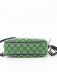 Gucci Green Canvas Marmont Camera Crossbody Bag