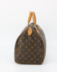 Louis Vuitton Monogram Canvas Speedy 35 Boston Handbag