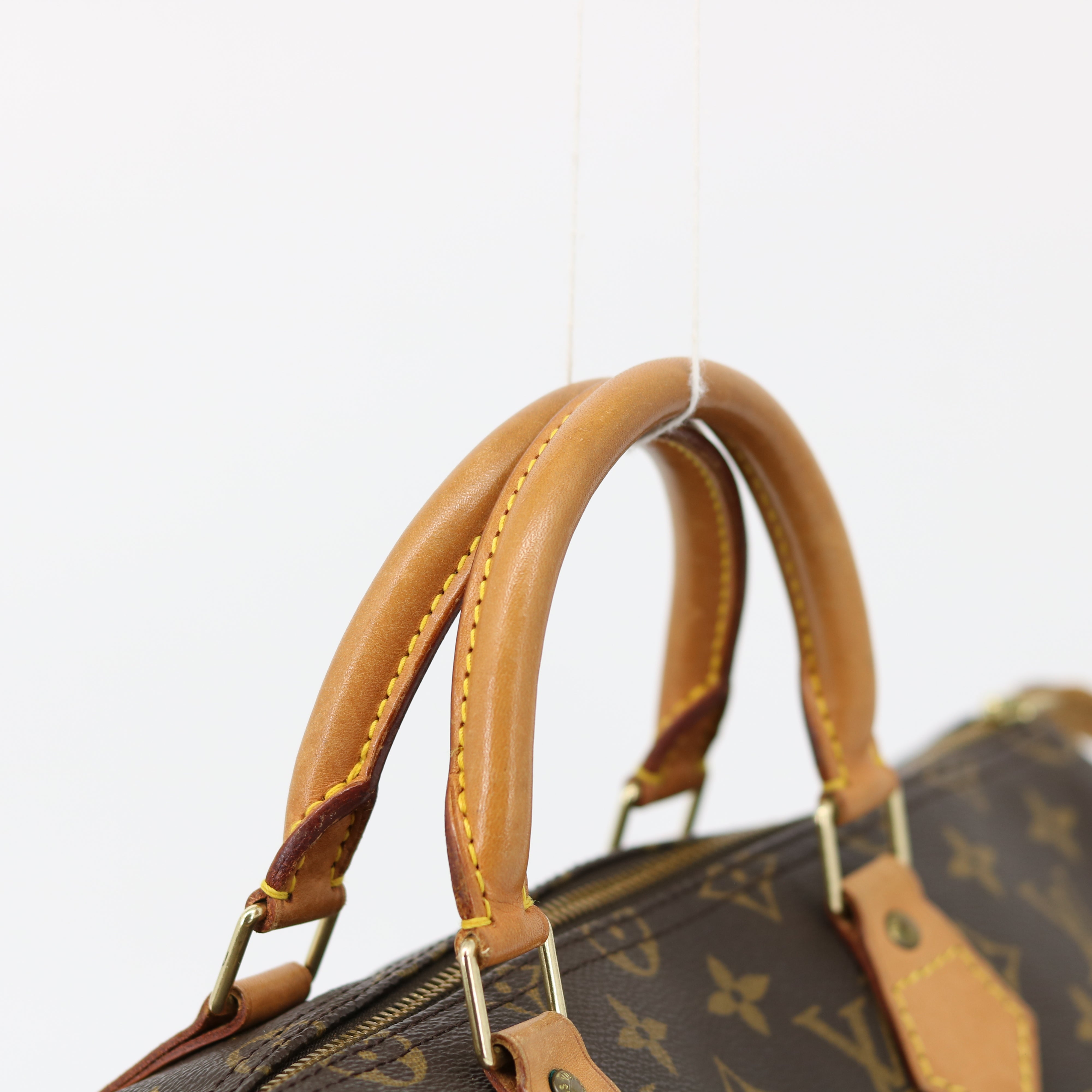 Louis Vuitton Monogram Canvas Speedy 35 Boston Handbag