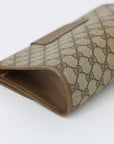 Gucci GG Canvas Brown Clutch Bag