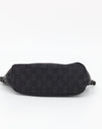 Gucci Black GG Canvas Boat Pochette