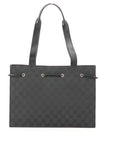 Gucci Black GG Canvas Drawstring Tote