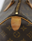 Louis Vuitton Monogram Canvas Speedy 35 Boston Handbag