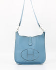 Hermes Blue Evelyne GM