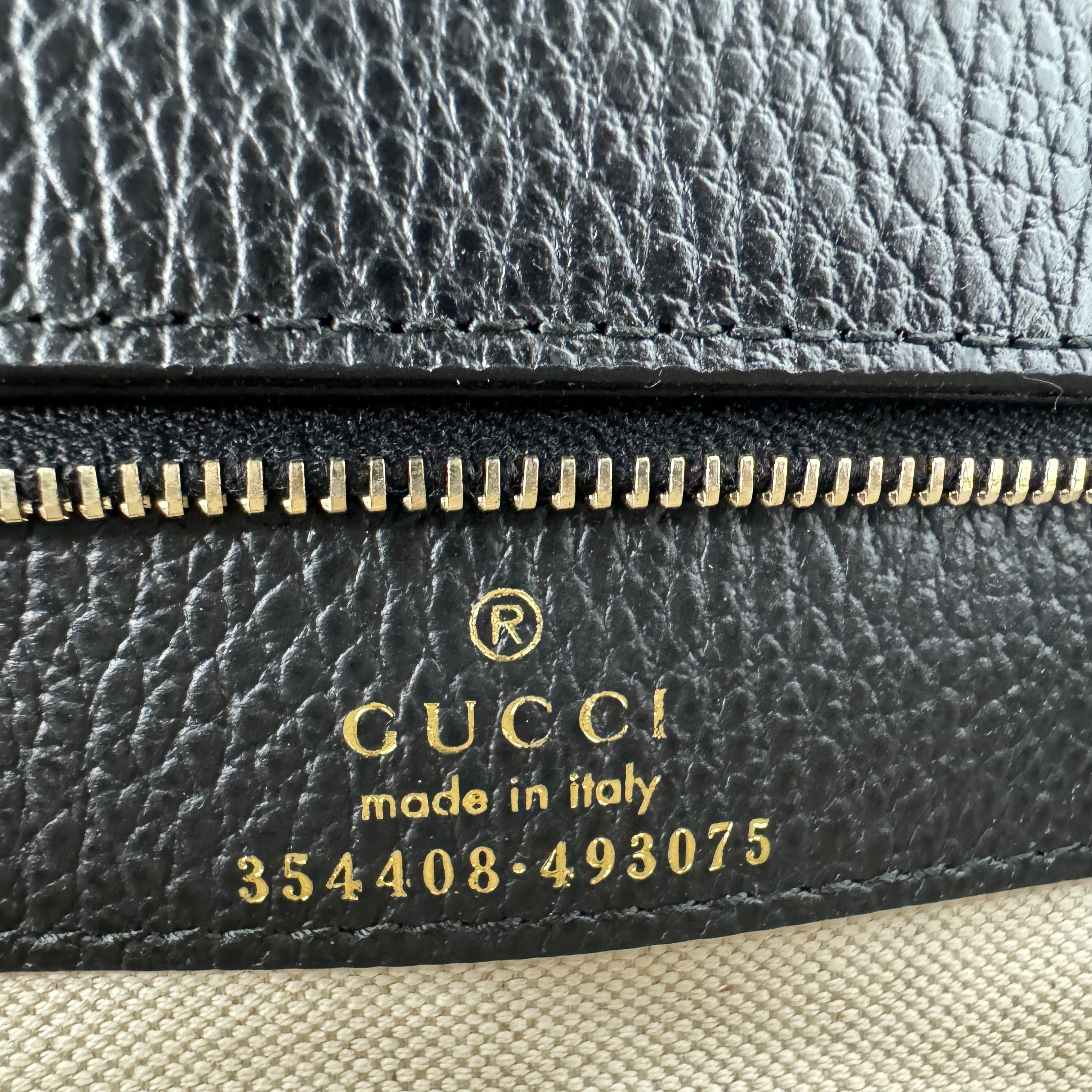 Gucci Black Swing Tote