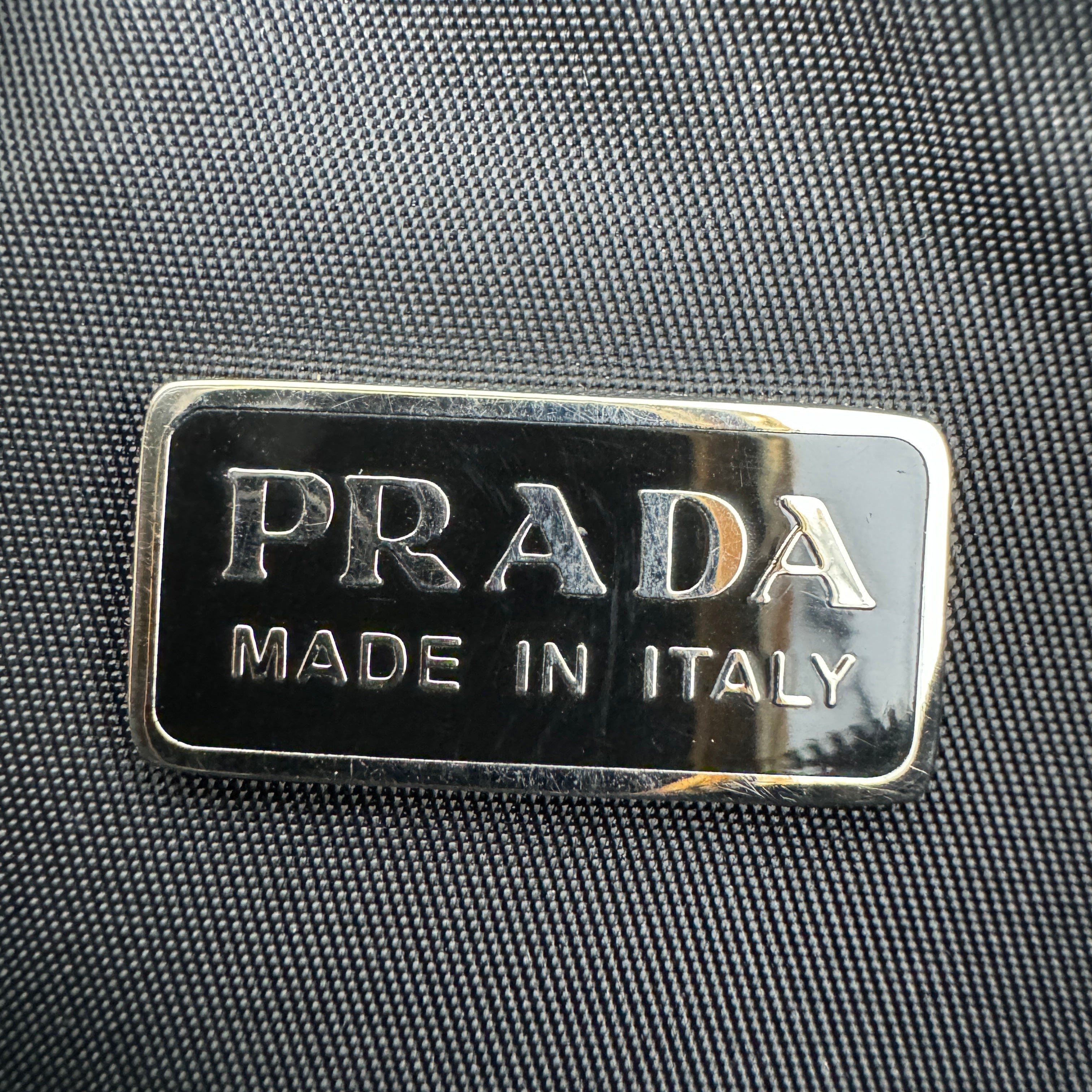 Prada Black Tessuto Pochette