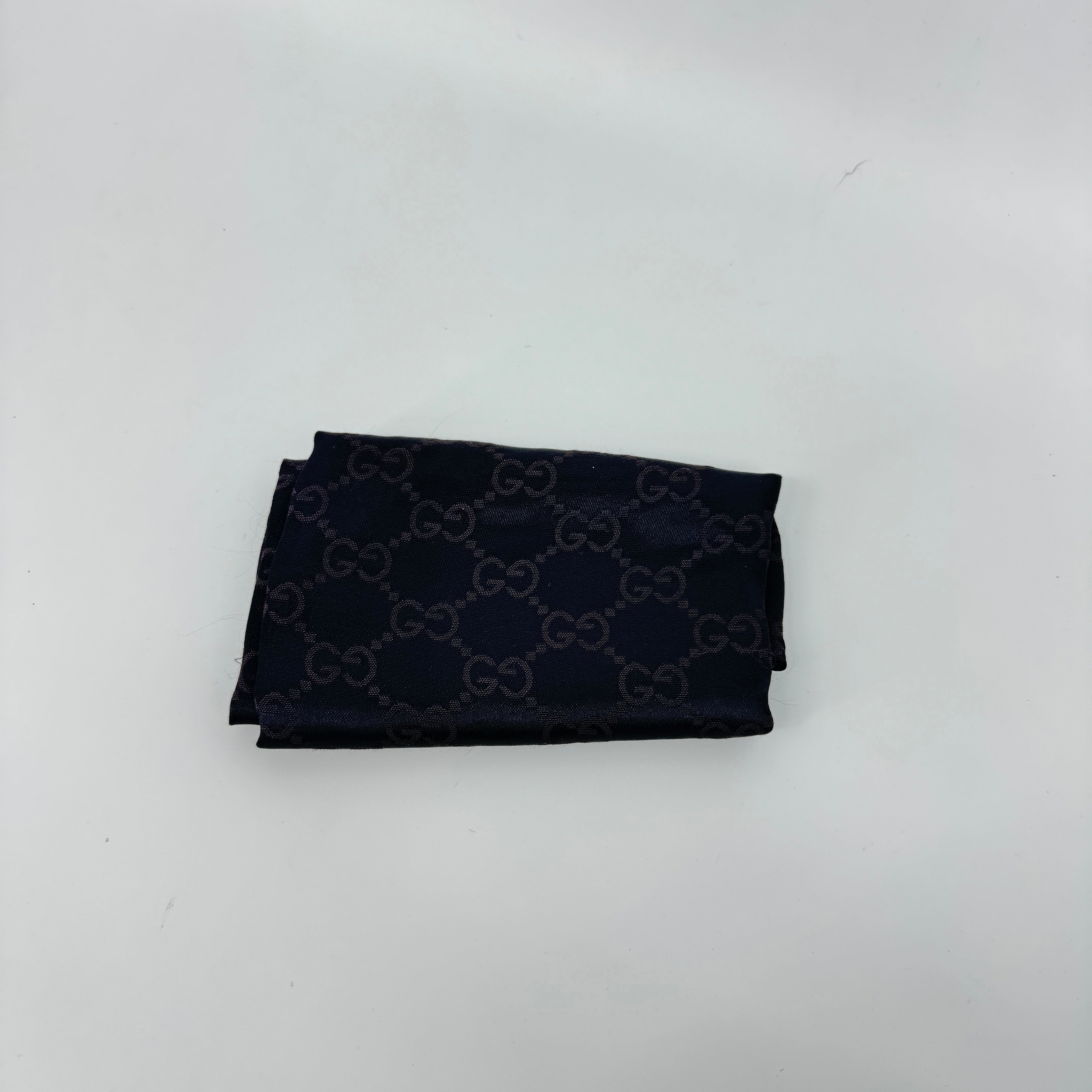 Gucci Black GG Canvas Pochette Bag