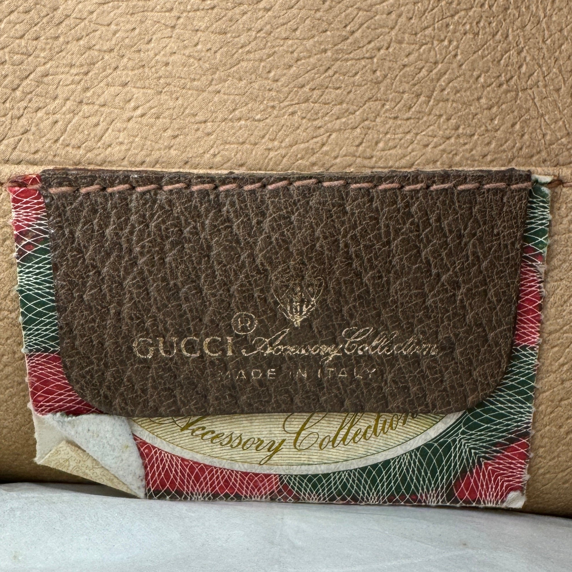 Gucci GG Canvas Brown Clutch Bag