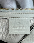 Gucci White Soho Medium Leather Shoulder Bag