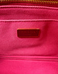 Prada Pink Canvas Canapa Logo 2 Way Tote