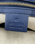 Gucci Navy Soho Patent Leather Bag