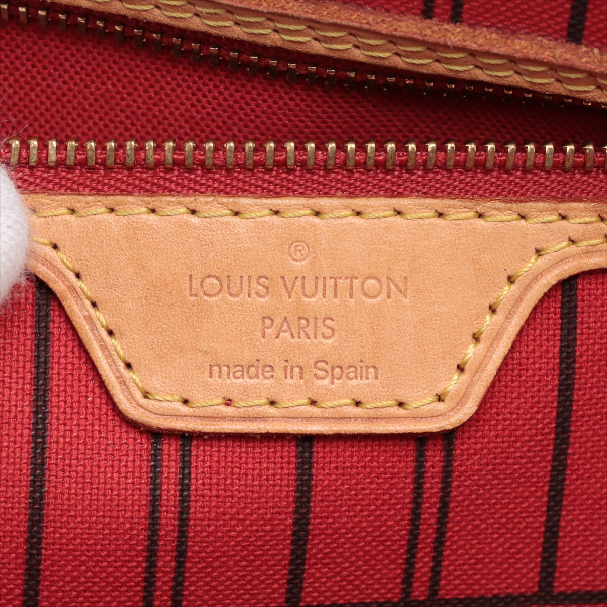 Louis Vuitton Monogram Canvas Neverfull MM w/ Red Interior