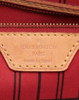 Louis Vuitton Monogram Canvas Neverfull MM w/ Red Interior