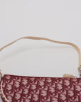 Christian Dior Red Canvas Trotter Saddle Pochette 