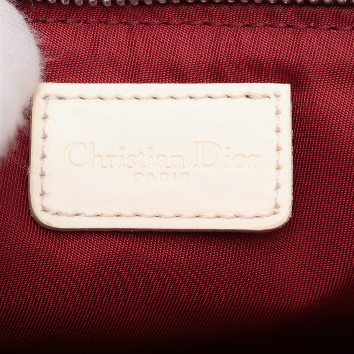 Christian Dior Red Canvas Trotter Saddle Pochette 